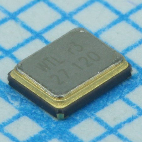 Резонатор кварцевый 27.120МГц 30ppm SMD 2.5х2.0 мм