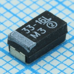 16В, 22мкФ, ±20%, типоразмер C, температура -55 °С...+105 °С