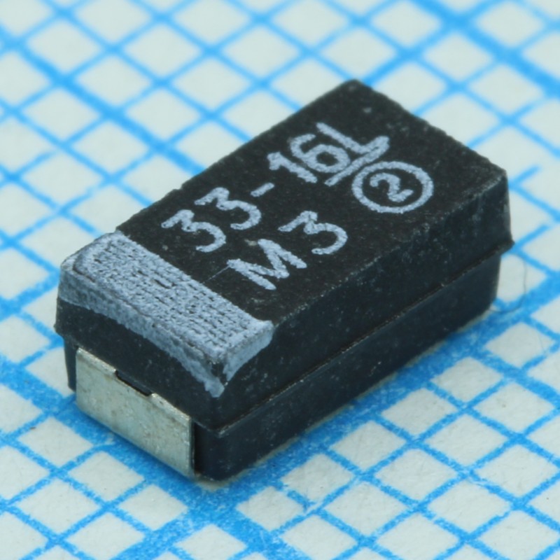 16В, 22мкФ, ±20%, типоразмер C, температура -55 °С...+105 °С