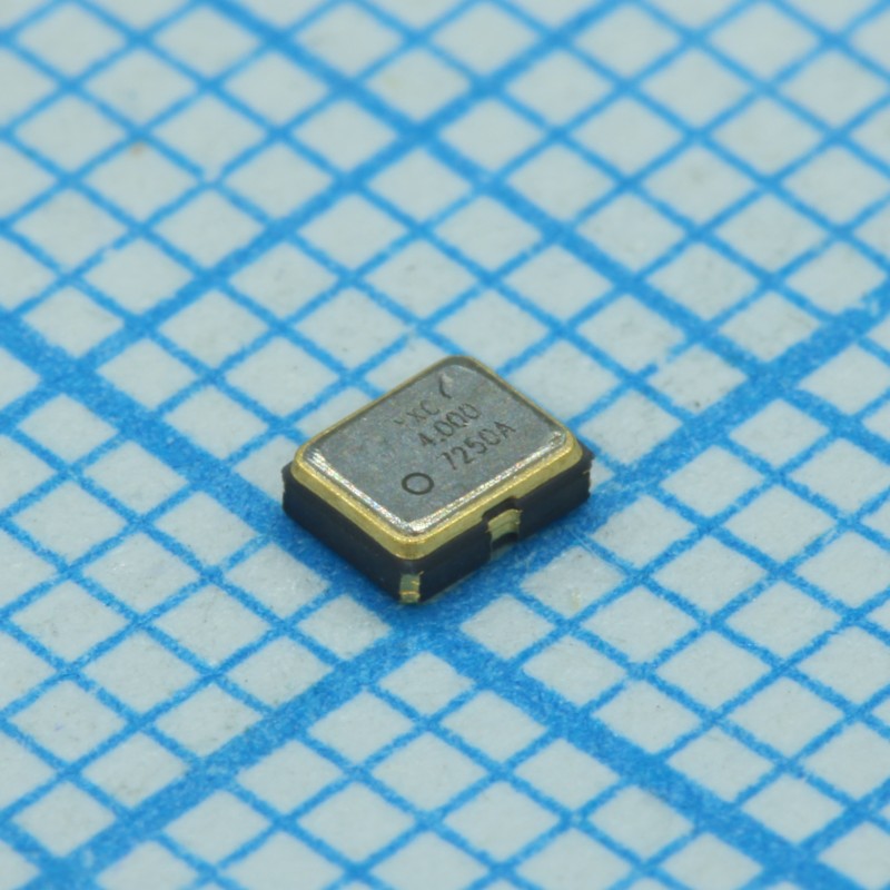 Генератор кварцевый 4МГц, 3.3В, 20ppm, SMD2.5х2.0, -40...+85°C