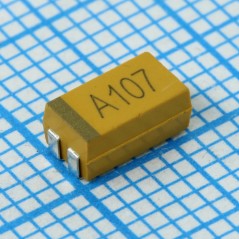 Конденсатор танталовый 100мкФ ±10% 10В типоразмер C низкое ESR