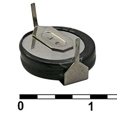 Ионистор стандартный мини 5,5V, 0.22F, -20...+70°C, 9.5x4,5mm, горизонтального исполнения