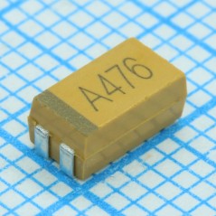 Конденсатор танталовый 47мкФ ±10% 20В типоразмер С