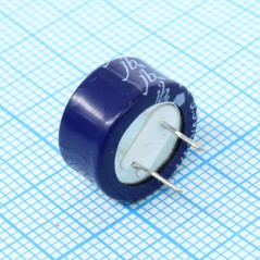 Ионистор стандартный мини 5,5V, 0,47F, -25...+70°C, 1000h, 13x6.5mm, горизонтального исполнения