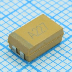 Конденсатор танталовый 100мкФ ±10% 20В типоразмер D