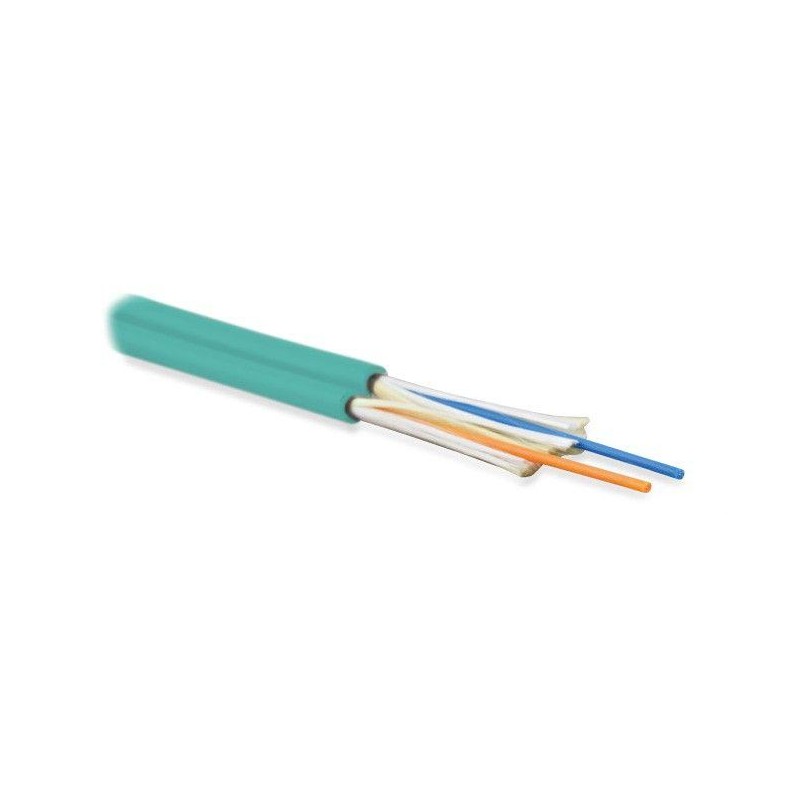 Кабель FO-D3-IN-503-2-LSZH-AQ волоконно-оптический 50/­125 (OM3) многом. 2 волокна duplex zip-cord плотн. буферн. покрытие (tigh