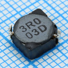 Силовая SMD индуктивность 3.0мкГн ±30% 3A 0.024Ом c магнитным экраном