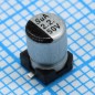 SMD Конденсатор алюминиевый электролитический 50В, 2.2мкФ ±20%, размер 4 X 5.8мм, 2.9 Ом, 60мА, 2000ч, 105С