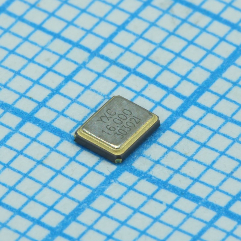 Резонатор кварцевый 16МГц, 10ppm, 12пФ, SMD 3.2х2.5х0.8мм, -40...+85°C