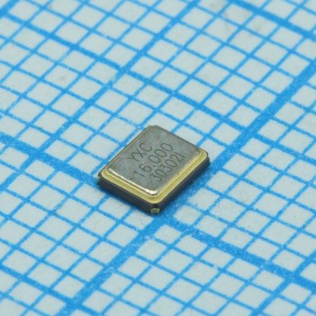 Резонатор кварцевый 16МГц, 10ppm, 12пФ, SMD 3.2х2.5х0.8мм, -40...+85°C