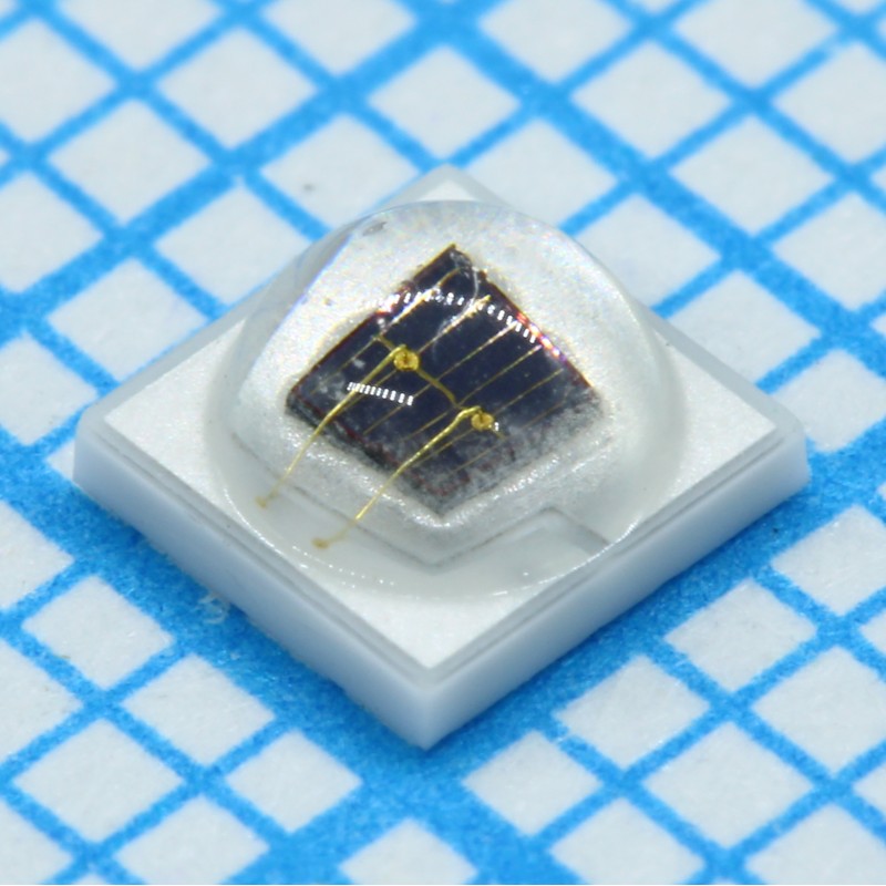 Инфракрасный светодиод smd 3,45х3,45x2,15мм, 850нм, 2,0в, 300mW при 350mA или 650mW при 700mA, 3вт, Ifmax-800mA, 130°