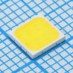 Светодиод smd 5х5мм/белый/5000К/ 6,3v/ 780Лм @640mA/ Ifmax-800mA/ CRI70/ 120°