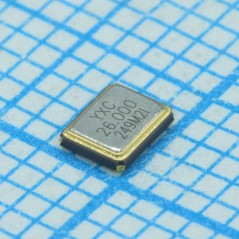 Резонатор кварцевый 26МГц, 10/20ppm, 10пФ, SMD 3.2х2.5х0.8мм, -40...+85°C