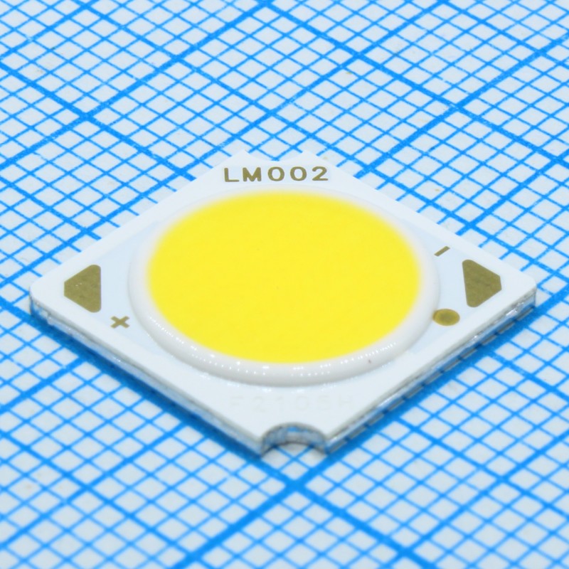 22W COB/ 4000K/ 36v/ 2070Lm @ 360mA/ Ifmax-600mA/ CRI-80/ 13,5x13,5x1,6mm/ 120°