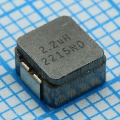 Индуктивность силовая проволочная 2.2мкГн ±20% 100кГц порошковое железо 5.8A 0.0292Ом по постоянному току 2020 лента на катушке