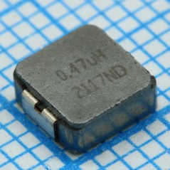 Индуктивность силовая проволочная 0.47мкГн ±20% 100кГц порошковое железо 11.5A 0.0094Ом по постоянному току