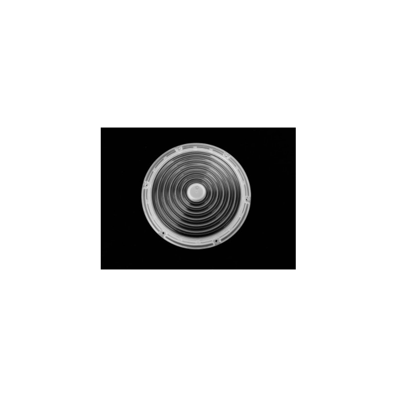 Круглая групповая линза под светодиоды 2835, 3030  D-184mm H-10.3mm,  эфф-88%   120°, PC-1250Z