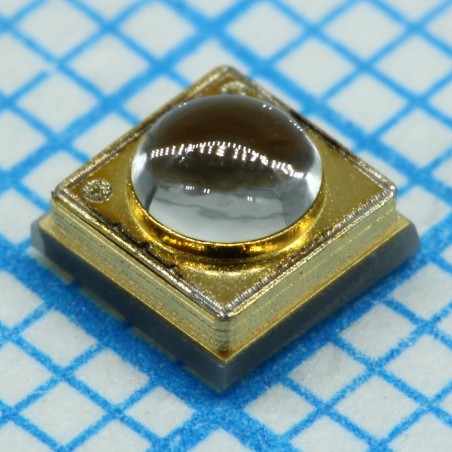 Ультрафиолетовый светодиод smd 3,7х3,7x2,77мм/365нм/мощность излучения 1000-1400мВт при 1000мА/3.5-4.1В/45° максимальный ток 120