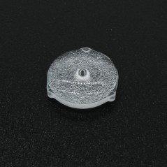 Линза широкоугольная (TV back light lens), 2835/3030, эфф-93%, ~160°, D-15,5mm  H-4,91mm (3 пина на внешнем диаметре 15.5мм), PM