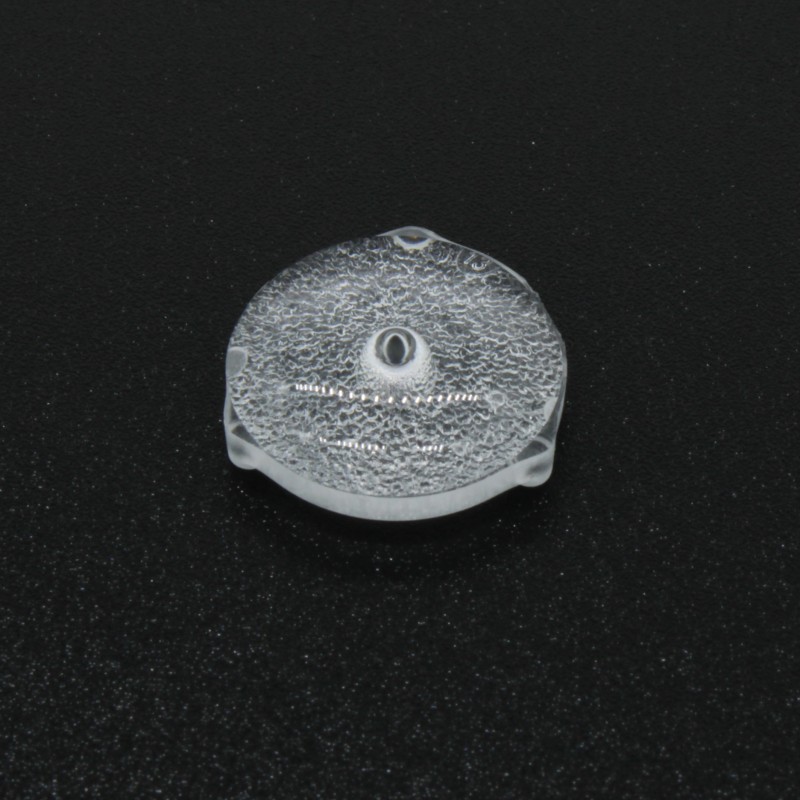 Линза широкоугольная (TV back light lens), 2835/3030, эфф-93%, ~160°, D-15,5mm  H-4,91mm (3 пина на внешнем диаметре 15.5мм), PM