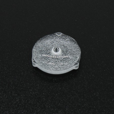 Линза широкоугольная (TV back light lens), 2835/3030, эфф-93%, ~160°, D-15,5mm  H-4,91mm (3 пина на внешнем диаметре 15.5мм), PM