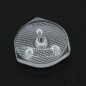 Линза широкоугольная (TV back light lens), 2835/3030, эфф-93%, ~160°, D-15,65mm  H-5,9mm (3 пина на внутреннем диаметре 7.46мм),
