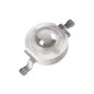 Мощный светодиод типа Emitter, d-8 мм, h-5.1 мм. Чип EPILEDS 40 mil. Цвет свечения ультрафиолетовый (395-405 нм). Угол излучения
