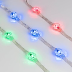 Управляемый светодиодный модуль DMX, RGB, микросхема GS8512, напряжение 12 В, мощность 0.3 Вт, 1 светодиод SMD 5060, угол 120°. 
