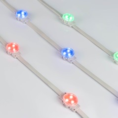 Управляемый светодиодный модуль DMX, RGB, микросхема SM16511, напряжение 12 В, мощность 0.75 Вт, 3 светодиода SMD 3535, угол 120