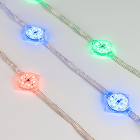 Управляемый светодиодный модуль SPI с держателем, RGB, микросхема RT16703, напряжение 24 В, мощность 1.5 Вт, 6 светодиодов SMD 5
