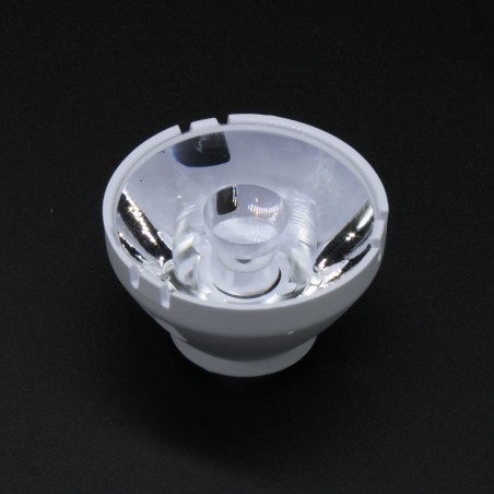 Линза для светодиода 3535/3030/XML5050, ~5°,  D-31,5mm  H:19mm, PMMA