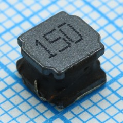 Индуктивность SMD силовая полуэкранированная проволочная 15мкГн ±20% 1МГц 15Q-Фактор феррит 2.8A 0.071Ом
