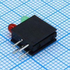 Светодиодный модуль 2LEDх3мм/зеленый - красный