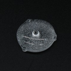 Линза широкоугольная (TV back light lens), 2835/3030, эфф-93%, ~160°, D-15,5mm  H-mm, PMMA
