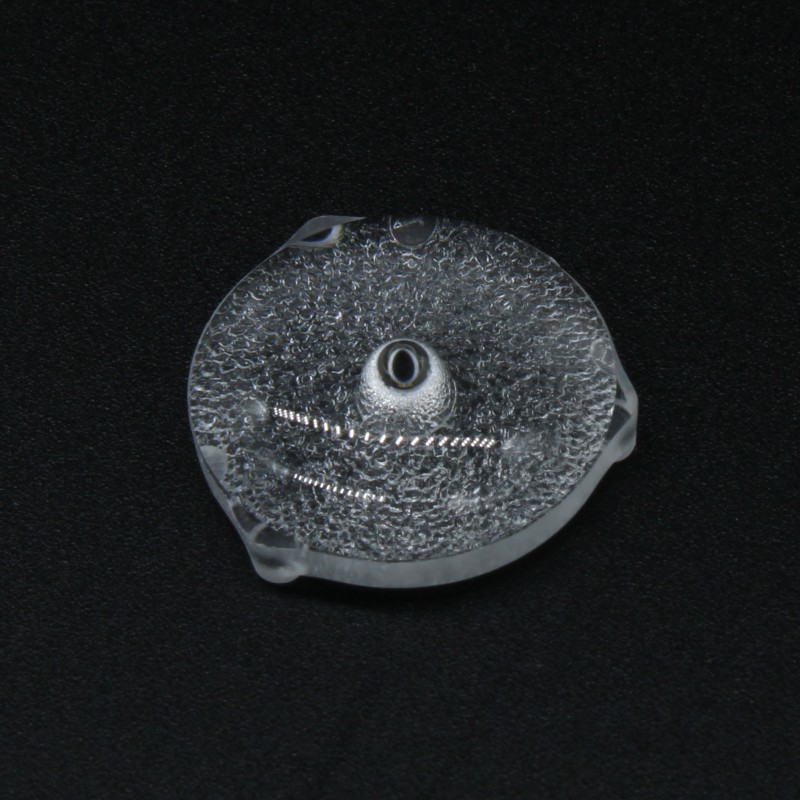 Линза широкоугольная (TV back light lens), 2835/3030, эфф-93%, ~160°, D-15,5mm  H-mm, PMMA