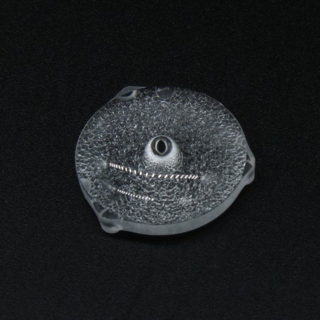 Линза широкоугольная (TV back light lens), 2835/3030, эфф-93%, ~160°, D-15,5mm  H-mm, PMMA