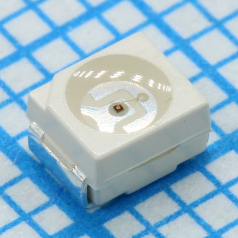 Светодиод smd 3.5х2.8 красный 645нм лента на катушке