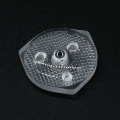 Линза широкоугольная (TV back light lens), 2835/3030, эфф-93%, ~160°, D-15,5mm  H-mm, PMMA