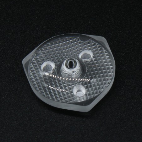 Линза широкоугольная (TV back light lens), 2835/3030, эфф-93%, ~160°, D-15,5mm  H-mm, PMMA