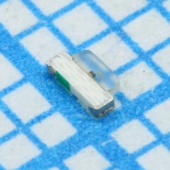 Светодиод SMD 1.6х0.8мм зеленый прозрачный 573нм 12-30мКд 145°-160° угловой