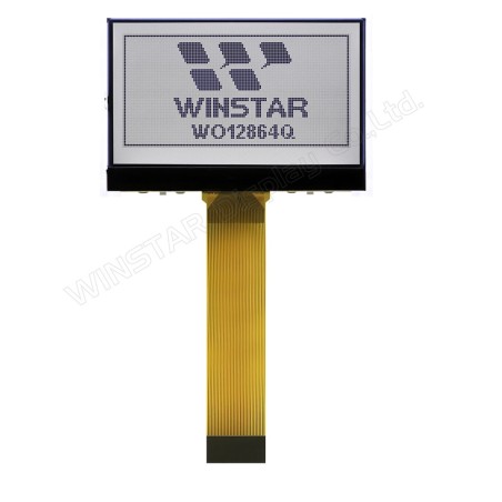 ЖКИ графич, 128 х 64, COG, STN Positive/Transfl, подсв. LED Белая, VDD - 3V,  -20...+70C