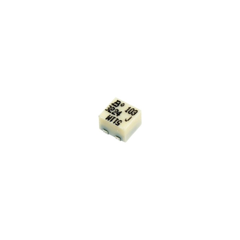 Потенциометр многооборотный керметный 2кОм 0.25Вт SMD