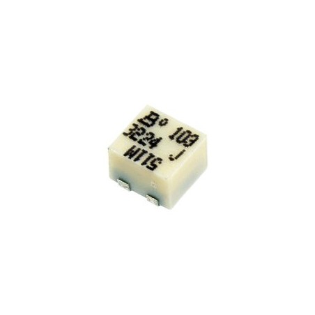 Потенциометр многооборотный керметный 2кОм 0.25Вт SMD
