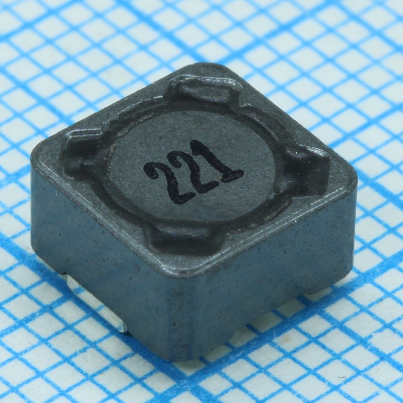 Силовая SMD индуктивность экранированная 1кГц 1000мкГн ±20% 180mA DCR 6Ом