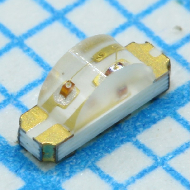 Светодиод smd 3,2х1мм/красный - зеленый прозрачный/110° угловой