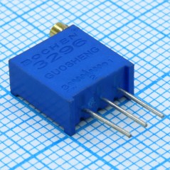 Потенциометр многооборотный керметный 50кОм 0.5Вт PC PIN