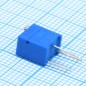 Потенциометр многооборотный 5кОм 0.25Вт PC PIN