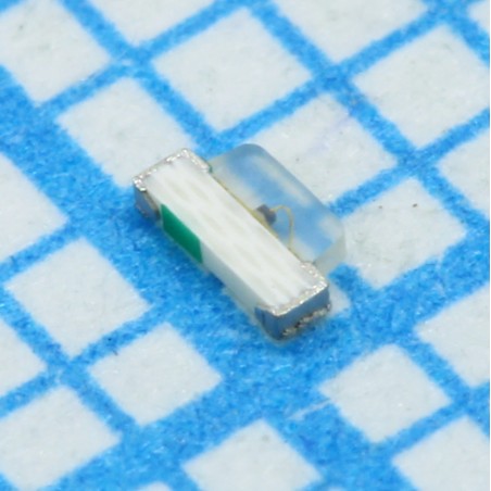 Светодиод smd 1x0.5мм зеленый 120° 570нм 12-35мКд прозрачный 2.4В