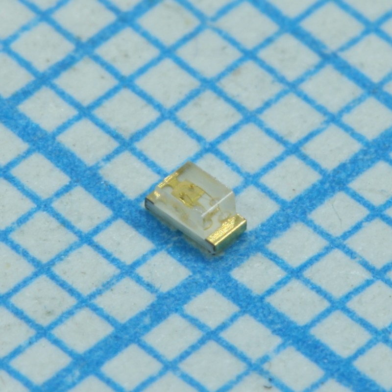 Светодиод smd 1,6х0,8мм/синий/461нм/100-160мКд/прозрачный/120°