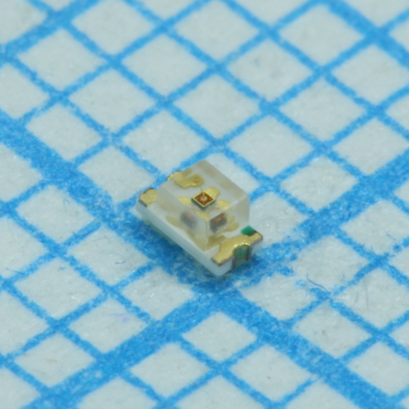 Светодиод SMD 0603 красный ультра 225-450мКд 130° 632нм высота 0.8мм